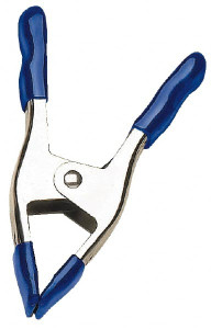 IRWIN 1" Jaw Opening Capacity, 1" Throat Depth, Spring Clamp Metal Body, 4" OAL 222601 - 76378793