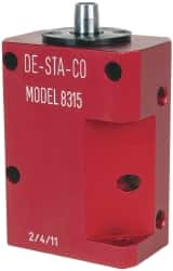 Destaco 90 Lb Clamping Force, Right Hand Swing, 31.75mm Total Stroke, Double-Acting Pneumatic Swing Clamp 1/8 NPT Port, 104.39mm Body Length x 38.1mm Body Width, 2.01 Cu In (Clamp), 2.26 Cu In (Unclamp), 130 Max psi 8315-LA - 64824956
