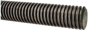 Keystone Threaded Products 1-1/4-5 x 3 ft. Alloy Steel General Purpose Acme Threaded Rod Right Hand Thread, Oil Finish, 2G Fit 41401250-3 - 04354775