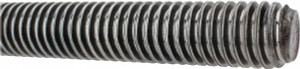 Keystone Threaded Products 1-1/8-5 x 6 ft. Low Carbon Steel General Purpose Acme Threaded Rod Right Hand Thread, Oil Finish, 2G Fit KL018AG1A182845 - 06054803