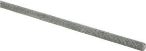 Made in USA 3/8-16 x 2 ft. Low Carbon Steel Threaded Rod Right Hand Thread, Hot-Dipped Galvanized Finish, UNC 45538 - 02608768