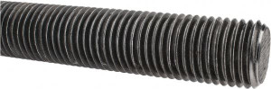 Made in USA 1-1/4-7 x 3 ft. Low Carbon Steel Threaded Rod Right Hand Thread, Oil Finish, UNC 11318 - 06049324