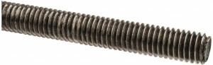 Made in USA 3/8-16 x 6 ft. Stainless Steel Threaded Rod Right Hand Thread, UNC 13003 - 64815947
