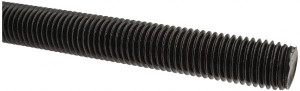 Value Collection 3/4-10 x 6 ft. Medium Carbon Steel Threaded Rod Right Hand Thread, Black Oxide Finish, UNC 45625 - 64818404