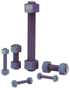 Dan-Loc 5/8-11 2" OAL Fully Threaded Stud Alloy Steel, Plain Finish 000-05-020 - 71788483