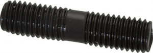 Gibraltar M12x1.75 50mm OAL Equal Double Threaded Stud Alloy Steel, Black Oxide Finish, 20mm Equal Thread Length, Metric 60501G - 74365693