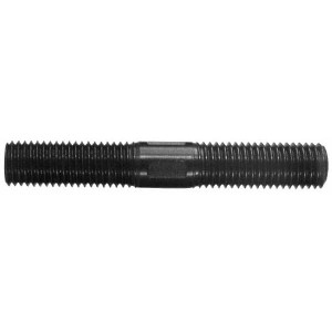 Gibraltar M16x2.0 200mm OAL Equal Double Threaded Stud Alloy Steel, Black Oxide Finish, 47mm Equal Thread Length, Metric 60613G - 74365859