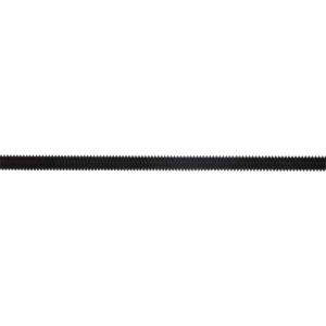 Gibraltar M16x2.0 80mm OAL Unequal Double Threaded Stud Carbon Steel, Black Oxide Finish, 21mm Long Thread Length, 18mm Short Thread Length, Metric 60651G - 86777539