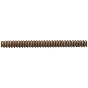 Value Collection #6-32 2-1/2" OAL Fully Threaded Stud Carbon Steel, Plain Finish 407-1608 - 07164817
