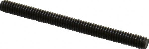 Value Collection 1/4-20 3" OAL Fully Threaded Stud Carbon Steel, Plain Finish 407-1639 - 07165145