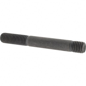 Value Collection M10x1.50 82mm OAL Unequal Double Threaded Stud Carbon Steel, Uncoated, 26mm Long Thread Length, 12mm Short Thread Length, Metric BD-KP83317 - 70938014