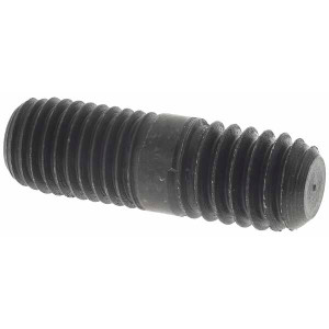 Value Collection 5/16-24 Long Thread, 5/16-18 Short Thread, 1" OAL Unequal Double Threaded Stud Steel, Uncoated, 7/16" Long Thread Length, 3/8" Short Thread Length BD-32411 - 70950373