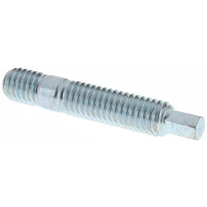 Value Collection 3/8-16 2-7/32" OAL Unequal Double Threaded Stud Alloy Steel, Zinc Yellow Dichromate Finish, 1-1/2" Long Thread Length, 7/16" Short Thread Length BD-CD560530 - 70979174
