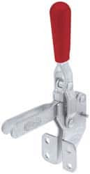 Destaco 385 Lb Holding Capacity, Vertical Handle, Manual Hold Down Toggle Clamp 60° Handle Movement, 100° Bar Opening, U-Bar, Flanged Front Mount Base, Electro-Plated Zinc, Carbon Steel 91090 - 03860004