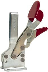 Destaco 750 Lb Holding Capacity, Horizontal Handle, Manual Hold Down Toggle Clamp 70° Handle Movement, 92° Bar Opening, U-Bar, Flanged Base, Electro-Plated Zinc, Carbon Steel 235-UR - 08103848