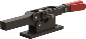 Destaco 1,299 Lb Holding Capacity, Horizontal Handle, Manual Hold Down Toggle Clamp 69° Handle Movement, 90° Bar Opening, Solid Bar, Flanged Base, Oxide Finish, Forged Alloy Steel 5310-R - 62792445