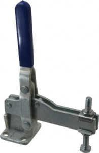 Gibraltar 1,400 Lb Holding Capacity, Vertical Handle, Manual Hold Down Toggle Clamp 83° Handle Movement, 69° Bar Opening, U-Bar, Flanged Base, Carbon Steel GIB-U-2010 - 84520576