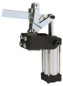 Gibraltar 700 Lb Inner Hold Capacity, Horiz Mount, Air Power Hold-Down Toggle Clamp 1/8 NPT Port, 88° Bar Opening, 3.84" Height Under Bar GIB-AC20830ASMR - 77863678