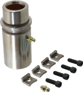 Danly 1" ID x 3-15/16" OAL, Steel, Bronze Plated Die & Mold Shoulder Bushing Extra Long Shoulder, 1.72" Bottom OD, 1-1/2" Top OD, 1.845" Collar OD, 3" Under Collar, 15/16" Above Collar 6-08-28 - 03224920