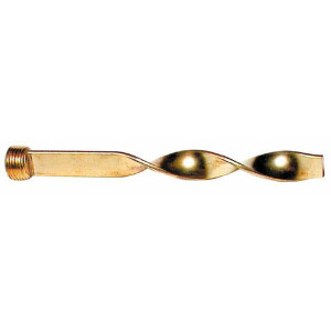 Made in USA 1" NPT Thread, Turbo Spiral, Die & Mold Cooling Baffle 24" OAL, Brass 69TB124 - 85939387