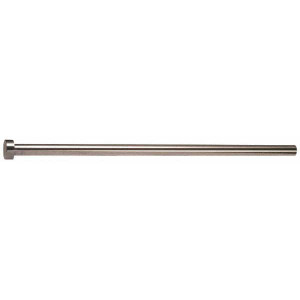 Gibraltar 12.5mm Pin Diam, 20mm Head Diam x 7mm Head Height, 400mm OAL, Straight Ejector Pin Steel, 393mm Pin Length MEP1106-G - 06846943