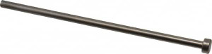 Gibraltar 15/64" Pin Diam, 13/32" Head Diam x 3/16" Head Height, 6" OAL, Straight Ejector Pin Steel, 5-13/16" Pin Length LEP2123-G - 75007401