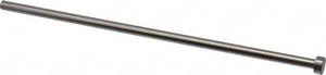Gibraltar 15/64" Pin Diam, 13/32" Head Diam x 3/16" Head Height, 8" OAL, Straight Ejector Pin Steel, 7-13/16" Pin Length LEP2124-G - 75007419