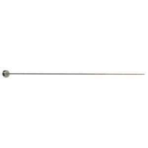 Gibraltar 3/16" Pin Diam, 3/8" Head Diam x 3/16" Head Height, 25" OAL, Straight Ejector Pin Steel, 24-13/16" Pin Length HEP3576-G - 85929842