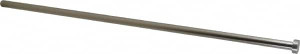 Gibraltar 7/16" Pin Diam, 11/16" Head Diam x 1/4" Head Height, 18" OAL, Straight Ejector Pin Steel, 17-3/4" Pin Length HEP3618-G - 85930261