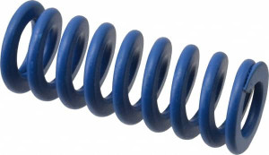 Associated Spring Raymond 20mm Hole Diam, 10mm Rod Diam, 2" Free Length, Blue Die Spring 792.3 N Max Deflection, 19mm Max Deflection, Medium Duty, Chromium Alloy Steel 204-408 - 67899674