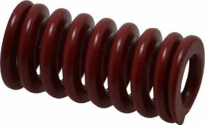 Associated Spring Raymond 16mm Hole Diam, 8mm Rod Diam, 1-1/4" Free Length, Red Die Spring 506.9 N Max Deflection, 9.6mm Max Deflection, Strong Duty, Chromium Alloy Steel 205-305 - 67900639