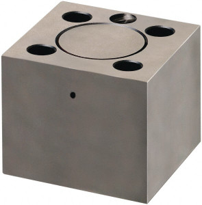 Dayton Progress 1-3/4" Shank Diam, 2-3/4" Base Length x 2-3/4" Base Width x 1-1/4" Base Height, 3/8-16 Thread, Alloy Steel Mold Punch Retainer 5/16" Dowel Diam, 2" Length Between Dowel & Screw, 1-1/2" Thread Length, Ball Lock LRS 175 - 84662923