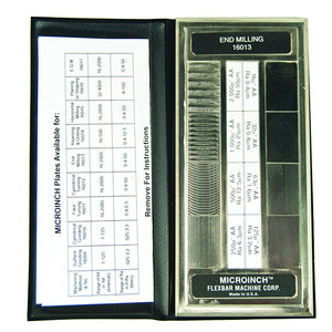 Flexbar Microinch Comparator Plates End Milling with Calibration - 16013-CAL