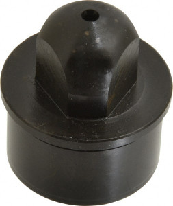 Gibraltar 0.9998" Nose Diam, 3/4" Nose Length, 1-1/2" Collar Diam, Bullet Straight Locating Pin Steel, 1.3771" Tail Diam, 3/4" Tail Length, 1-5/8" OAL, Relieved 677028-G - 09663808