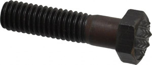 Fairlane Serrated Tooth, 3/8-16, 1-1/2" Shank Length, 1-1/8" Thread Length, Black Oxide Finish, Hex Head, Adjustable Positioning Gripper 1/2" Pad Diam, 9/16" Hex, 9/32" Head Height, Fine Tooth Grade CTH-0375 X 1.5 - 82555285