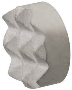 Fairlane Extra Fine Tooth Grade, Diamond Tooth Pattern, 1/4" Diam, Solid Carbide, Round Positioning Gripper Pad 1/8" High CC-1 - 09715863