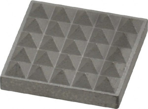 Fairlane Extra Fine Tooth Grade, Diamond Tooth Pattern, Solid Carbide, Square Positioning Gripper Pad 1/2" Long x 1/2" Wide x 1/8" High CS-4EF - 09716101
