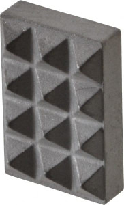 Fairlane Extra Fine Tooth Grade, Diamond Tooth Pattern, Solid Carbide, Rectangle Positioning Gripper Pad 3/8" Long x 1/4" Wide x 1/8" High CR-2EF - 09716143