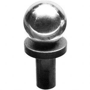 TE-CO 1/8" Ball Diam, 1/8" Shank Diam, Carbide Inspection Tooling Ball Press-Fit Shank, with Shoulder, Breakaway 11070 - 97621411