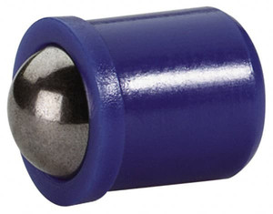 Halder 5mm Body Length x 4mm Body Diam, 3 N Init to 6.5 N Final End Force, Thermoplastic Press Fit Ball Plunger 3mm Ball Diam, 0.8mm Max Ball Reach, 0.1mm Tolerance, 1mm Flange Thickness 22080.0404 - 64829609