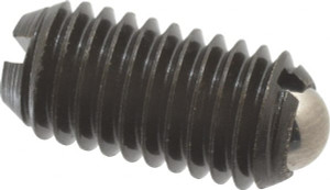 Gibraltar M8x1.25, 5mm Ball Diam, 16mm Body Length, 1.5mm Max Ball Reach, Threaded Ball Plunger Steel Body, Steel Ball, 3.37 Lb Initial End Force, 6.75 Lb Final End Force MSW10-5B-G - 06693535