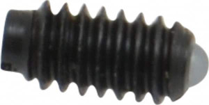 Gibraltar 5-40, 0.062" Ball Diam, 0.25" Body Length, 0.02" Max Ball Reach, Threaded Ball Plunger Steel Body, Nylon Ball, 0.25 Lb Initial End Force, 0.75 Lb Final End Force SWN10-12B-G - 06694004