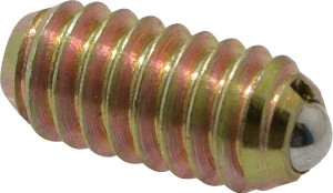 Vlier 1/4-20, 0.125" Ball Diam, 0.531" Body Length, 0.035" Max Ball Reach, Threaded Ball Plunger Steel Body, Steel Ball, 4 Lb Initial End Force, 12 Lb Final End Force BH54 - 62121181