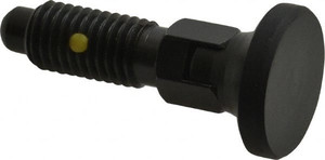 Gibraltar M12x1.75, 25mm Thread Length, 0.314" Max Plunger Diam, 0.56 Lb Init to 1.8 Lb Final End Force, Locking Knob Handle Plunger Delrin Knob, 1.2" Body Length, 0.98" Length Under Head/Shoulder, 0.236" Plunger Projection MDKL50-PT-G - 04627758