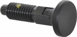 Gibraltar 1/2-13, 0.31" Max Plunger Diam, 0.5 Lb Init to 1.75 Lb Final End Force, Locking Knob Handle Plunger Delrin Knob, 1-1/4" Body Length, 1" Length Under Head/Shoulder, 1/4" Plunger Projection DKL50-PT-G - 04627832