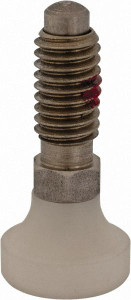 Gibraltar 3/8-16, 3/4" Thread Length, 1/4" Max Plunger Diam, 0.25 Lb Init to 2 Lb Final End Force, Knob Handle Plunger Delrin Knob, 0.94" Body Length, 3/4" Length Under Head/Shoulder, 0.18" Plunger Projection SDKN38-PT-G - 40074577