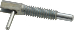 Vlier 1/4-20, 0.8" Thread Length, 0.16" Plunger Diam, 0.5 Lb Init to 2.5 Lb Final End Force, Steel Locking L Handle Plunger 1-1/4" Body Length, 0.8" Length Under Head, 0.38" Plunger Projection FR250 - 62124763