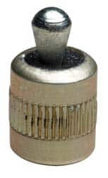 Vlier 1/4" Body Diam, 0.3" Body Length, 0.11" Nose Diam, 0.16" Nose Length, Spring Locating Pin 2.2 Lb Final End Force, Aluminum Body, Alloy Steel Nose SLPL250 - 05137690