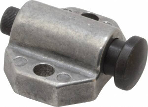 Gibraltar 7/8" Base Width, 1/8" Stroke Len, 3/8" Stop Head OD, 21/32" Btw Mt Hole Ctrs, 19/32" Btw Mt Hole & Edge, Round Spring Locating Stop 13/32" Overall Height, 11/16" Body Len x 7/8" Body Width, 3/16" Base Thickness 855000-G - 06853014