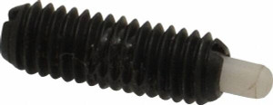 Gibraltar 10-32, 9/16" Thread Length, 1/8" Plunger Projection, Steel Threaded Spring Plunger 0.093" Max Plunger Diam, 0.3 Lb Init End Force, 3 Lb Final End Force SWN10-3AFS-G - 05588702